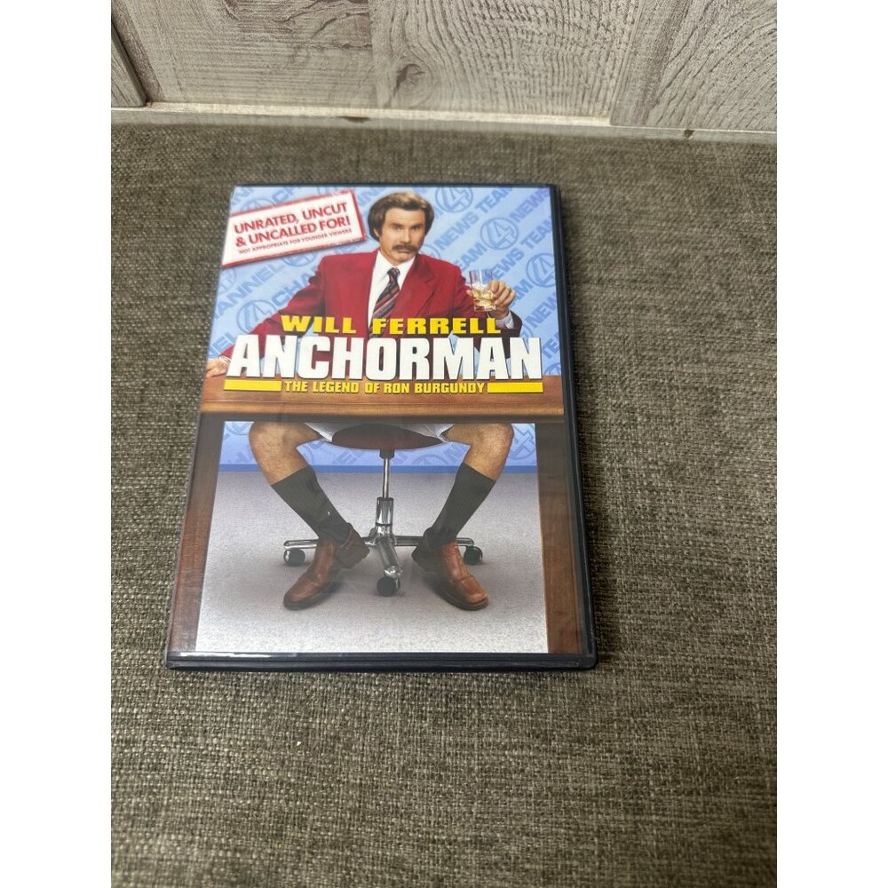 Anchorman DVD Unrated Uncut Uncensored Comedy